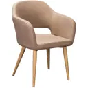Стул R-Home Oscar 60x77.50x59 см рогожка цвет светло-коричневый