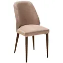 Стул R-Home Alen 48x89x61 см микровелюр цвет светло-коричневый