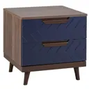 Тумба с выдвижными ящиками R-Home Сканди 50x50x50 см МДФ цвет синий