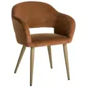 Кресло R-home Oscar 60x77.5x59 см цвет коричневый/дуб