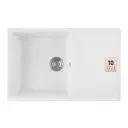 Врезная мойка Weissgauff Wg 78001 78x50x18 см искусственный камень цвет белый