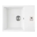 Врезная мойка Weissgauff Wg 60501 60.5x48.5x18 см искусственный камень цвет белый