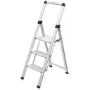 Стремянка алюминиевая Hailo Basicline DK40 3 ступени, максимальная нагрузка 150 кг
