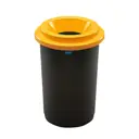 Контейнер для мусора Plafor Eco bin 50 л цвет черный/желтый