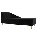 Диван Лига Диванов Астер 104516L 202x80x88 см цвет черный