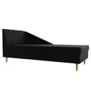 Диван Лига Диванов Астер 113399L 202x80x88 см цвет черный