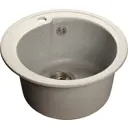 Врезная мойка Эко-М 45.310 44.30x44.30x19 см мрамор цвет серый