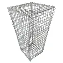 Габион-вазон 55x55x100 см оцинкованная сталь серый
