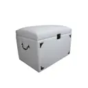 Пуф October home Париж 41x46x61 см цвет белый