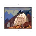 Картина в раме Декор депо "Николай Рерих. Белый камень" 95x120 см
