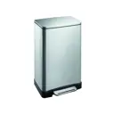 Контейнер для мусора Primanova D-14679 30 л металл цвет серебристый
