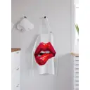 Кухонный фартук Joyarty Губы соблазнения 65x65 см оксфорд цвет красный