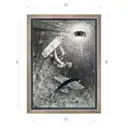 Картина Алексея Макарова "Рыба" матовый холст в раме 40x30 см