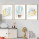 Набор постеров 28 картин "Медвежонок" 50x40 см 3 шт, в тубусе без рамы