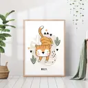 Постер 28 картин "Тигр" 50x40 см в тубусе без рамы