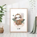 Постер 28 картин "Ленивец" 70x50 см в тубусе без рамы