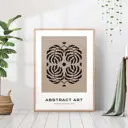 Постер 28 картин "Абстракция темный орнамент" 50x40 см в тубусе без рамы