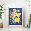 Постер 28 картин "Лимоны на ветке" 70x50 см в тубусе без рамы