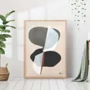 Постер 28 картин "Абстракция современная репродукция" 70x50 см в тубусе без рамы