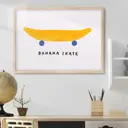 Постер 28 картин "Банан рисунок" 70x50 см в тубусе без рамы