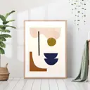 Постер 28 картин "Абстракция минимализм фигуры" 40x30 см