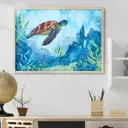 Постер 28 картин "Черепаха" 50x40 см, в тубусе без рамы