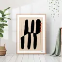 Постер 28 картин "Стильная абстракция минимализм полосы" 50x40 см