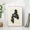 Постер 28 картин "Абстрактный рисунок черными чернилами" 70x50 см, в тубусе без рамы