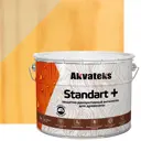 Антисептик защитно-декоративный Akvateks Standart полуматовый сосна 9 л
