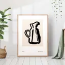 Постер 28 картин "Графин абстракция" 50x40 см, в тубусе без рамы