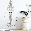 Наклейка интерьерная Simaland цветная "Русалочка" 40x60 см