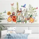 Наклейка интерьерная Simaland цветная "Садовый цветник" 25x35 см набор 4 листа
