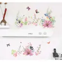 Наклейка интерьерная "Герберы и птички" 60x90 см