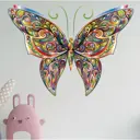 Наклейка интерьерная цветная пазл "Бабочка" 30x45 см