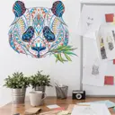 Наклейка интерьерная цветная пазл "Панда" 30x45 см