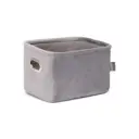 Органайзер для хранения Deнастия Велюр 17x13x21 см 100% полиэстер цвет серый