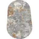 Ковер Нева Тафт Принт (Малахит_94_24) Овал 200x400 см