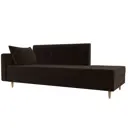 Диван Лига Диванов Селена 105229L 214x84x85 см цвет коричневый