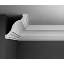 Плинтус Decostar SK-57 на потолок, дюропласт, цвет белый, 2000х80 мм