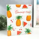 Фотоальбом магнитный 20 листов "Summer time" крафт 29x24x2 см