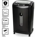 Уничтожитель (шредер) Brauberg S18-S, Бесшумный 2 уровень секретности, полоски 6 мм.18 листов 28 л 530961
