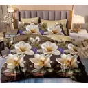 Комплект постельного белья Home Mercury Магнолии 27964, семейный, поплин, разноцветный