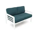 Диван Arsko Бергер 21998 135x92.5x91.5 см массив дерева цвет голубой