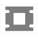 Пластина Ювента 150x170x2мм 4 паза (112)