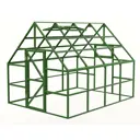 Теплица Английская Ласар Челси 3x4x3м Premium зеленая