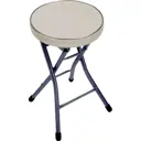 Табурет Nika 32x48x32 см сталь цвет светло-серый