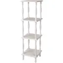 Стеллаж с полками Прайм 34x123x34 см МДФ цвет венге