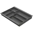 Лоток для столовых приборов Navako Epos 450 TB 36.50x4.70x46.80 см цвет темно-серый