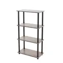 Стеллаж Gastrorag 60x112.5x30 см ЛДСП цвет серо-коричневый 1110/4_тауп