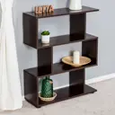 Стеллаж Letta 73x89.9x25 см ЛДСП цвет венге